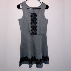 Maurice’s M Grey Gray and black dress
